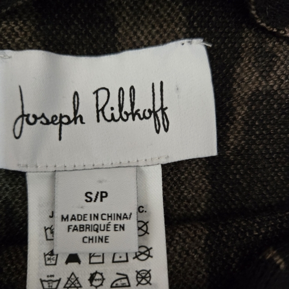 JOSEPH RIBKOFF Animal Print Boxy Top/ Pocho. brown/Olive And Black. Size Small - Picture 8 of 12